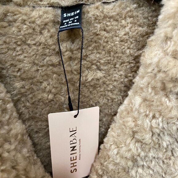 Super Cute! Shein Bae Faux  Leather Jacket size S - Picture 5 of 10